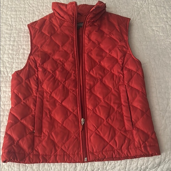 Kenneth Cole Reaction Women's Quilted Vest, size S, burnt orange - Picture 1 of 4